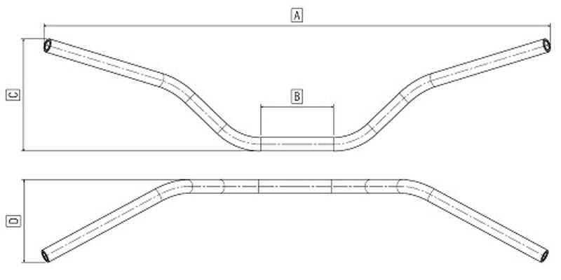 TOMMASELLI, Tommaselli Off-Road Handlebars Diam. 22 Steel